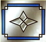 Bevelled Leaded Glass Fanlights