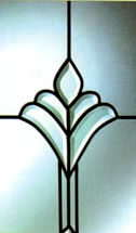 Bevelled Leaded Glass Fanlights