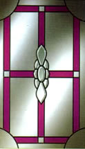 Bevelled Leaded Glass Fanlights