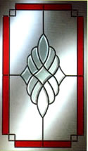 Bevelled Leaded Glass Fanlights