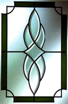 Bevelled Leaded Glass Fanlights