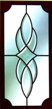 Bevelled Leaded Glass Fanlights