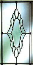 Bevelled Leaded Glass Fanlights